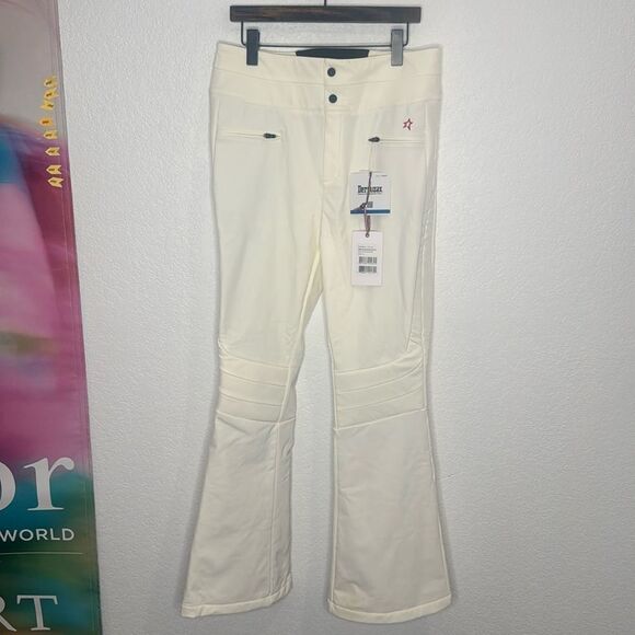 NWT Perfect Moment Aurora High Waist Flare Pants Snow White XL - Picture 2 of 15